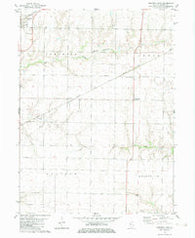 Kirkwood East Illinois Historical topographic map, 1:24000 scale, 7.5 X 7.5 Minute, Year 1982