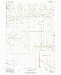 Kirkwood East Illinois Historical topographic map, 1:24000 scale, 7.5 X 7.5 Minute, Year 1982