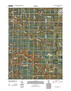 Kirkwood West Illinois Historical topographic map, 1:24000 scale, 7.5 X 7.5 Minute, Year 2012