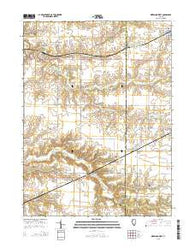 Kirkwood West Illinois Current topographic map, 1:24000 scale, 7.5 X 7.5 Minute, Year 2015