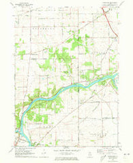 Kishwaukee Illinois Historical topographic map, 1:24000 scale, 7.5 X 7.5 Minute, Year 1971