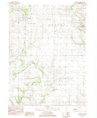 La Fayette Illinois Historical topographic map, 1:24000 scale, 7.5 X 7.5 Minute, Year 1983