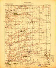 La Harpe Illinois Historical topographic map, 1:62500 scale, 15 X 15 Minute, Year 1918