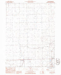 La Hogue Illinois Historical topographic map, 1:24000 scale, 7.5 X 7.5 Minute, Year 1986
