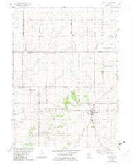 La Moille Illinois Historical topographic map, 1:24000 scale, 7.5 X 7.5 Minute, Year 1982