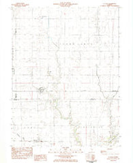 La Place Illinois Historical topographic map, 1:24000 scale, 7.5 X 7.5 Minute, Year 1983