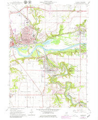 La Salle Illinois Historical topographic map, 1:24000 scale, 7.5 X 7.5 Minute, Year 1966