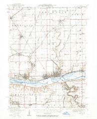 La Salle Illinois Historical topographic map, 1:62500 scale, 15 X 15 Minute, Year 1947