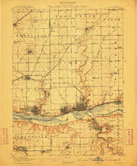 La Salle Illinois Historical topographic map, 1:62500 scale, 15 X 15 Minute, Year 1911