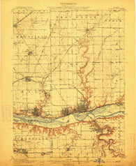 La Salle Illinois Historical topographic map, 1:62500 scale, 15 X 15 Minute, Year 1913