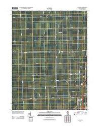 La Hogue Illinois Historical topographic map, 1:24000 scale, 7.5 X 7.5 Minute, Year 2012