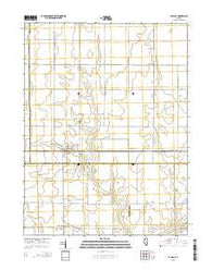 La Place Illinois Current topographic map, 1:24000 scale, 7.5 X 7.5 Minute, Year 2015