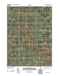 La Prairie Center Illinois Historical topographic map, 1:24000 scale, 7.5 X 7.5 Minute, Year 2012