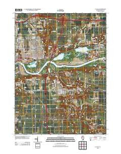La Salle Illinois Historical topographic map, 1:24000 scale, 7.5 X 7.5 Minute, Year 2012