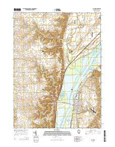 Lacon Illinois Current topographic map, 1:24000 scale, 7.5 X 7.5 Minute, Year 2015