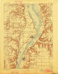 Lacon Illinois Historical topographic map, 1:62500 scale, 15 X 15 Minute, Year 1893