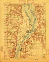 Lacon Illinois Historical topographic map, 1:62500 scale, 15 X 15 Minute, Year 1893