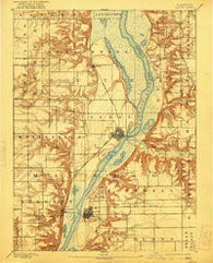 Lacon Illinois Historical topographic map, 1:62500 scale, 15 X 15 Minute, Year 1893