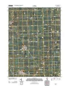 Ladd Illinois Historical topographic map, 1:24000 scale, 7.5 X 7.5 Minute, Year 2012