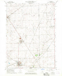 Ladd Illinois Historical topographic map, 1:24000 scale, 7.5 X 7.5 Minute, Year 1966