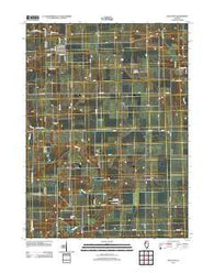 Lafayette Illinois Historical topographic map, 1:24000 scale, 7.5 X 7.5 Minute, Year 2012