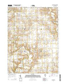 Lafayette Illinois Current topographic map, 1:24000 scale, 7.5 X 7.5 Minute, Year 2015