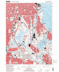 Lake Calumet Illinois Historical topographic map, 1:24000 scale, 7.5 X 7.5 Minute, Year 1997