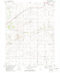 Lake Fork Illinois Historical topographic map, 1:24000 scale, 7.5 X 7.5 Minute, Year 1982