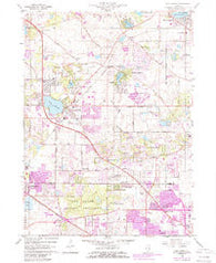 Lake Zurich Illinois Historical topographic map, 1:24000 scale, 7.5 X 7.5 Minute, Year 1960