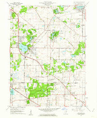 Lake Zurich Illinois Historical topographic map, 1:24000 scale, 7.5 X 7.5 Minute, Year 1960
