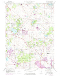 Lake Zurich Illinois Historical topographic map, 1:24000 scale, 7.5 X 7.5 Minute, Year 1960