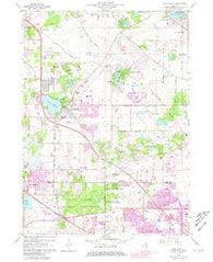Lake Zurich Illinois Historical topographic map, 1:24000 scale, 7.5 X 7.5 Minute, Year 1960