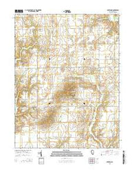 Lakewood Illinois Current topographic map, 1:24000 scale, 7.5 X 7.5 Minute, Year 2015