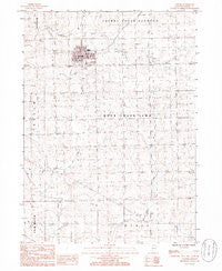 Lanark Illinois Historical topographic map, 1:24000 scale, 7.5 X 7.5 Minute, Year 1985