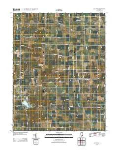 Lancaster Illinois Historical topographic map, 1:24000 scale, 7.5 X 7.5 Minute, Year 2012