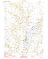 Latona Illinois Historical topographic map, 1:24000 scale, 7.5 X 7.5 Minute, Year 1985