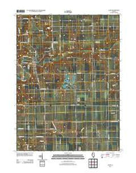 Laura Illinois Historical topographic map, 1:24000 scale, 7.5 X 7.5 Minute, Year 2012
