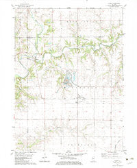 Laura Illinois Historical topographic map, 1:24000 scale, 7.5 X 7.5 Minute, Year 1982