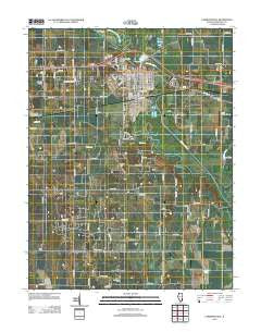 Lawrenceville Illinois Historical topographic map, 1:24000 scale, 7.5 X 7.5 Minute, Year 2012