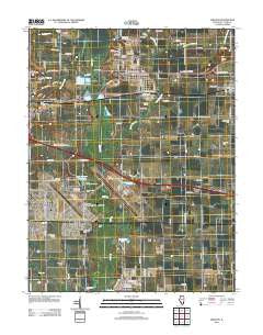Lebanon Illinois Historical topographic map, 1:24000 scale, 7.5 X 7.5 Minute, Year 2012