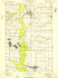 Lebanon Illinois Historical topographic map, 1:24000 scale, 7.5 X 7.5 Minute, Year 1949