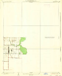 Lebanon Illinois Historical topographic map, 1:24000 scale, 7.5 X 7.5 Minute, Year 1935