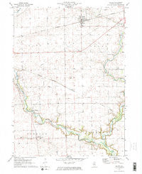 Leland Illinois Historical topographic map, 1:24000 scale, 7.5 X 7.5 Minute, Year 1971