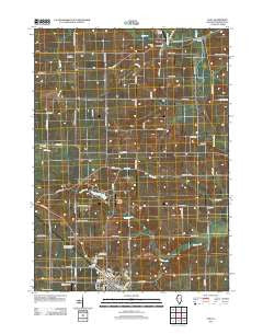 Lena Illinois Historical topographic map, 1:24000 scale, 7.5 X 7.5 Minute, Year 2012