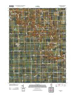 Leonore Illinois Historical topographic map, 1:24000 scale, 7.5 X 7.5 Minute, Year 2012
