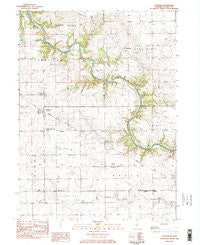 Leonore Illinois Historical topographic map, 1:24000 scale, 7.5 X 7.5 Minute, Year 1983