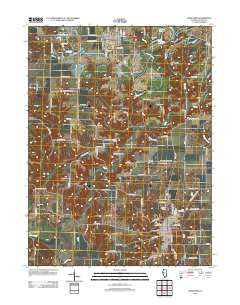 Lewistown Illinois Historical topographic map, 1:24000 scale, 7.5 X 7.5 Minute, Year 2012