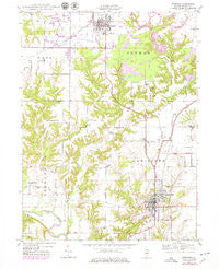 Lewistown Illinois Historical topographic map, 1:24000 scale, 7.5 X 7.5 Minute, Year 1947