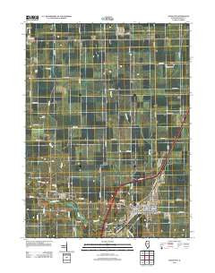 Lexington Illinois Historical topographic map, 1:24000 scale, 7.5 X 7.5 Minute, Year 2012