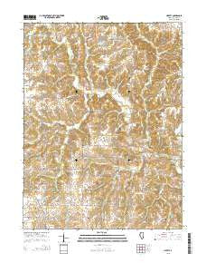 Liberty Illinois Current topographic map, 1:24000 scale, 7.5 X 7.5 Minute, Year 2015